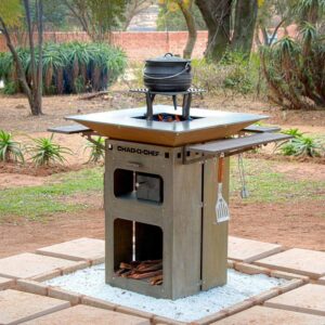 Chad-O-Chef Boma Braai in outdoor setting - Square